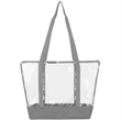 Stadium Approved Clear Tote Bag (19" X 14" X 5.7") | https://www.bestnamebadges.com