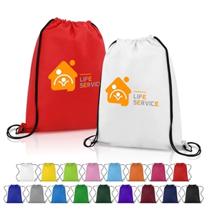 NON WOVEN DRAWSTRING BACKPACK ( 14.5" x 17.5" )