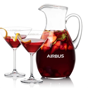 Geneva Pitcher & Coleford Cocktail Set | https://www.bestnamebadges.com