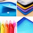 A4 Expandable Envelopes Plastic Document Folder with Button | https://www.bestnamebadges.com