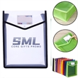 A4 Expandable Envelopes Plastic Document Folder with Button | https://www.bestnamebadges.com