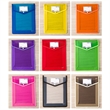 A4 Expandable Envelopes Plastic Document Folder with Button | https://www.bestnamebadges.com
