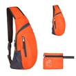 Foldable Sling Bags Shoulder Chest Backpack | https://www.bestnamebadges.com
