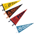 Custom Felt Pennant Flag | https://www.bestnamebadges.com