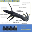 Multifunction Tactical Knives with Pliers Screwdrivers | https://www.bestnamebadges.com