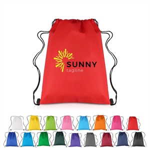 Custom Promotional Drawstring Sports Backpack ( 13" X 17" )