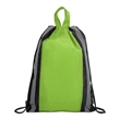Reflective Stripe Drawstring Backpack ( 14 X 18 ) | https://www.bestnamebadges.com