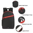 Custom School Backpack With Color Zipper Stripe | https://www.bestnamebadges.com