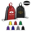 Small Non Woven Reflective Drawstring Backpack ( 13 x 16 ) | https://www.bestnamebadges.com
