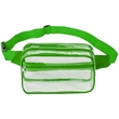 Stadium Approved PVC Transparent Clear Fanny Pack | https://www.bestnamebadges.com