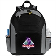 Multi-Compartment Laptop Backpack w/ Earphone Outlet 13"x17" | https://www.bestnamebadges.com