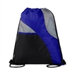 Tri-Color Sports Drawstring Backpack ( 14" X 16.5" ) | https://www.bestnamebadges.com
