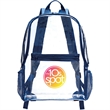 Translucent Trek Clear Backpack 12" x 16" x 5" | https://www.bestnamebadges.com