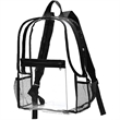Translucent Trek Clear Backpack 12" x 16" x 5" | https://www.bestnamebadges.com