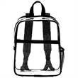 EventGuard Clear Stadium Backpack 10" x 12" x 4" | https://www.bestnamebadges.com