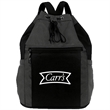 Premium 1200D Fusion Sport Drawstring Backpack 14"x18"x7" | https://www.bestnamebadges.com