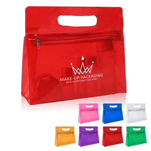 Translucent Vinyl Cosmetic Bag