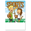 Sports Fun Activity Pad Fun Pack | https://www.bestnamebadges.com