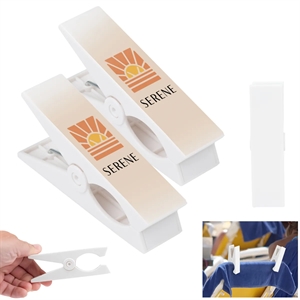 Towel Chair Clip Set | https://www.bestnamebadges.com
