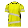 High Vis Class 3 Segmented Tape Safety T-Shirt With Pockets | https://www.bestnamebadges.com