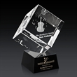 Burrill 3D Award on Robson Base - Black | https://www.bestnamebadges.com