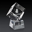 Burrill 3D Award on Robson Base - Clear | https://www.bestnamebadges.com