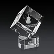 Burrill 3D Award on Paragon Base - Clear | https://www.bestnamebadges.com