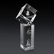Burrill 3D Award on Dakota Base | https://www.bestnamebadges.com
