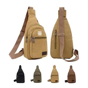 Canvas Men's Chest Bag