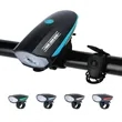 USB Rechargeable Bike Front Light with Horn | https://www.bestnamebadges.com