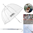 Signature Clear Bubble Wedding Umbrella | https://www.bestnamebadges.com