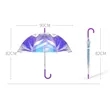 Laser Transparent Umbrella | https://www.bestnamebadges.com
