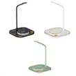 Multi-Functional LED Desk Lamp w/Wireless Charger | https://www.bestnamebadges.com