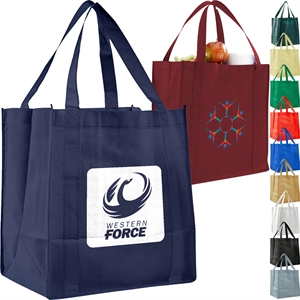 Reinforce Handle Gusset Tote Bag USA Decorated (12