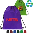 15x18 Cinch Pack rPET Recycled Polyester Drawstring Bag | https://www.bestnamebadges.com