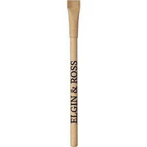 Eco Recycled Gel Paper Pen | https://www.bestnamebadges.com