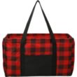Buffalo Plaid Utility Tote | https://www.bestnamebadges.com