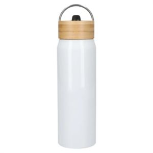Billy 26oz ECO Aluminum Bottle w/ FSC® Bamboo Lid | https://www.bestnamebadges.com