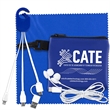 TechMesh Hang Tunes Mobile Charging Kit with Earbuds & Cable | https://www.bestnamebadges.com