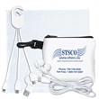 TechMesh Hang Tunes Mobile Charging Kit with Earbuds & Cable | https://www.bestnamebadges.com