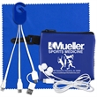 TechMesh Hang Tunes Mobile Charging Kit with Earbuds & Cable | https://www.bestnamebadges.com
