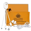TechTime Mobile Charging Kit w/ Earbuds | https://www.bestnamebadges.com
