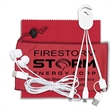 TechTime Mobile Charging Kit w/ Earbuds | https://www.bestnamebadges.com