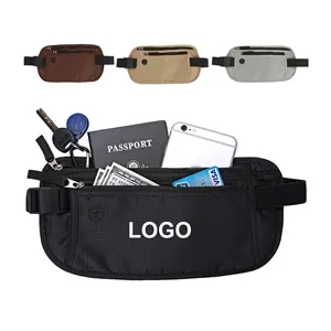 RFID Passport Holder Belt Bag