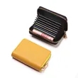 RFID Blocking Leather Credit Card Case | https://www.bestnamebadges.com