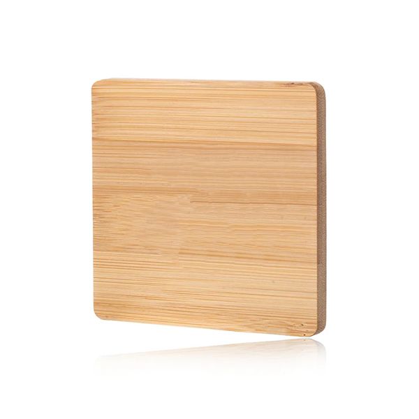 Bamboo Coaster with Concealed Bottle Opener