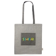 Recycled Striped Cotton Tote Bags | https://www.bestnamebadges.com