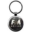 The Gunmetal Anello Key Chain | https://www.bestnamebadges.com
