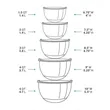 Mixing Bowls with Lids 5 Pieces Set | https://www.bestnamebadges.com