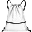 Football Shape Fabric Drawstring Bag W/ Zipper | https://www.bestnamebadges.com